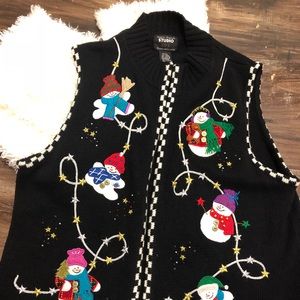 Ugly Christmas Sweater Vest P/XL